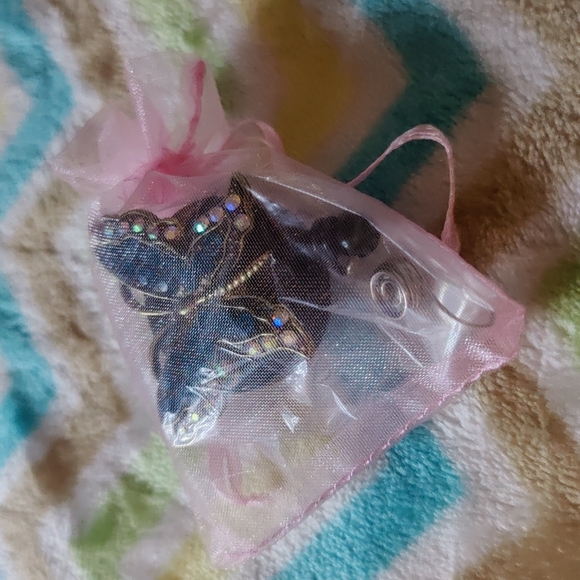 Pretty Butterfly Retractable Reel work ID Badge holde - Picture 4 of 4